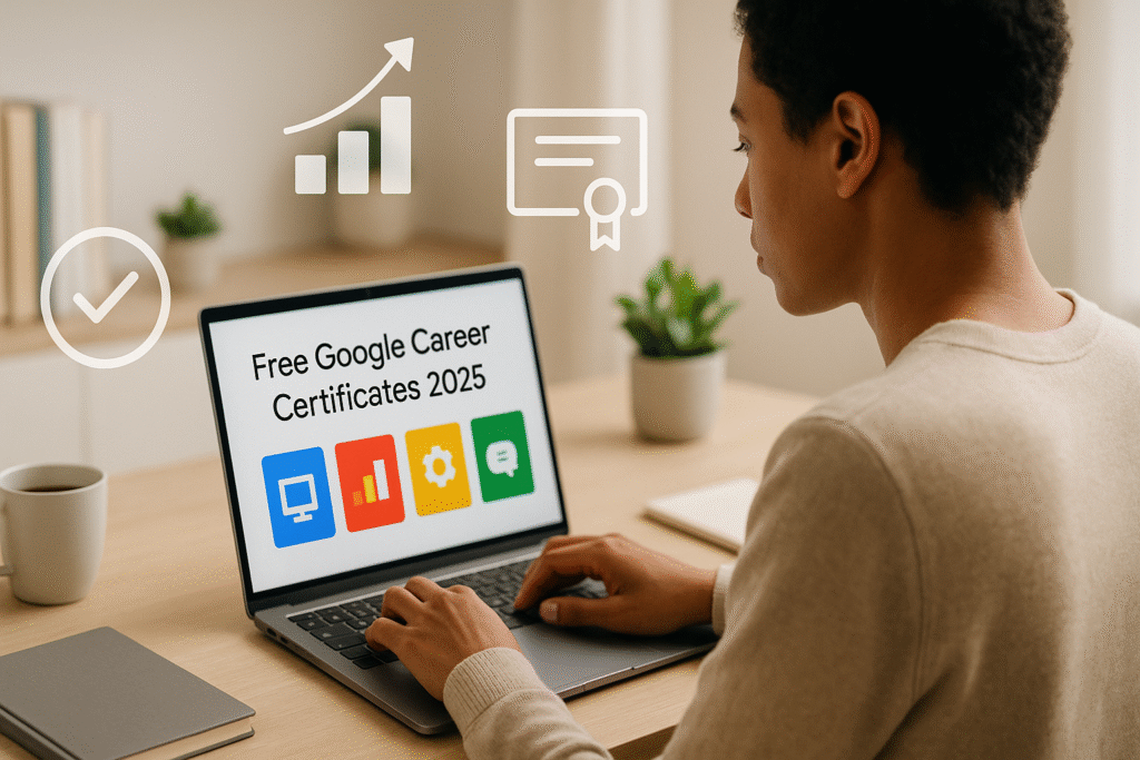 top 10 free google career certificates